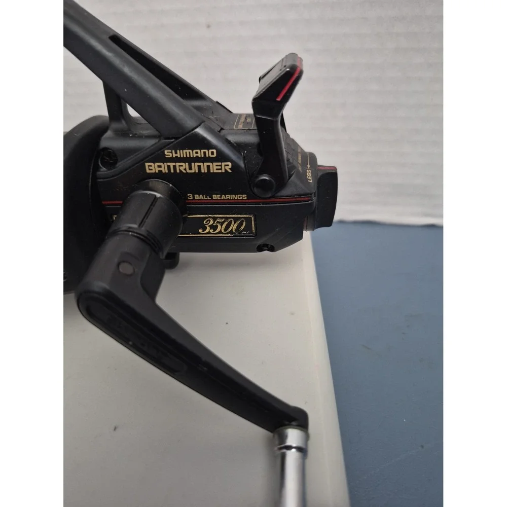 Shimano Baitrunner 3500B Spinning Reel 3BB 4.8:1 Front Drag Black/Silver
